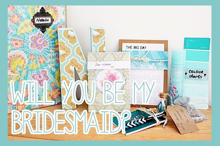 Will You Be My Bridesmaid Boxes - Vintage Style