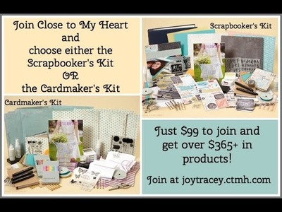 Close to My Heart CTMH New 2014 Cardmaking and Scrapbooking Consultant Kits