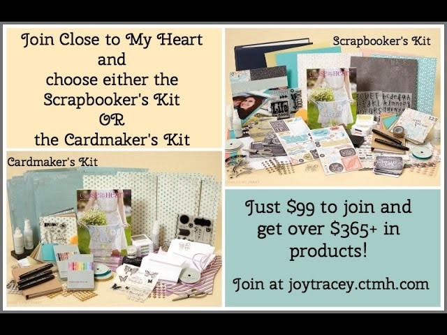 Close to My Heart CTMH New 2014 Cardmaking and Scrapbooking Consultant Kits