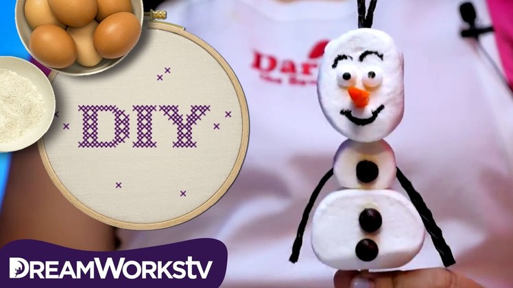 Dara the Bow Girl's Frozen Olaf Sundae I DIY