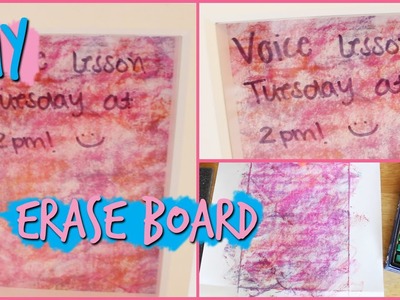 DIY Back to School Erase Board | #DIYwithPXB