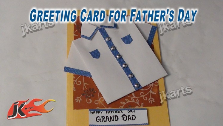 DIY Greeting Card for Father's Day - JK Arts 245