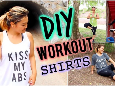 DIY Workout Shirts (Wildfox & Juicy Couture Inspired)