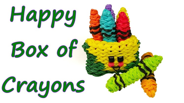 Happy Box of Crayons Tutorial by feelinspiffy (Rainbow Loom)