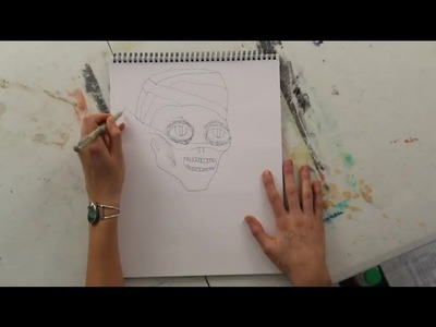 How to Draw a Mummy Tomb Mask : Art Projects