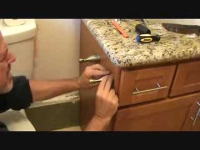 How to install a toilet paper holder. Part 4