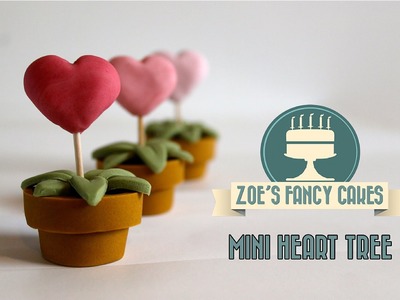 How to make a mini heart tree cake decorating valentines special How To Tutorial Zoes Fancy Cakes