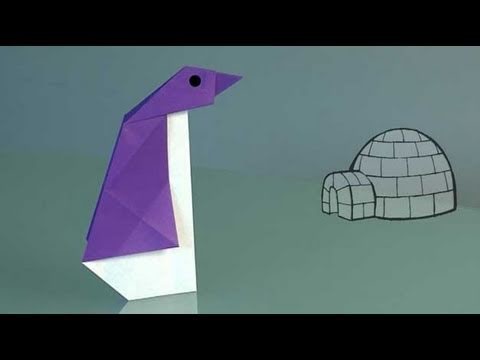 How to Make a paper Penguin, origami