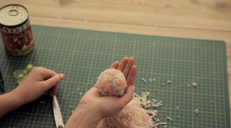 How to make a Pom Pom; quick, easy and wonderful.