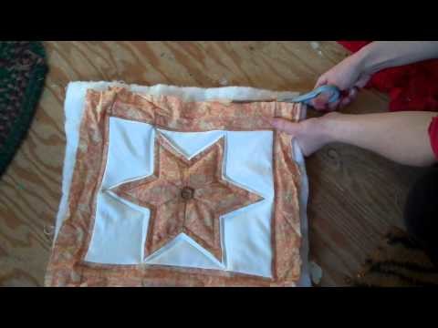 How to Make a Quilted Pillow Part 2: Quilting it