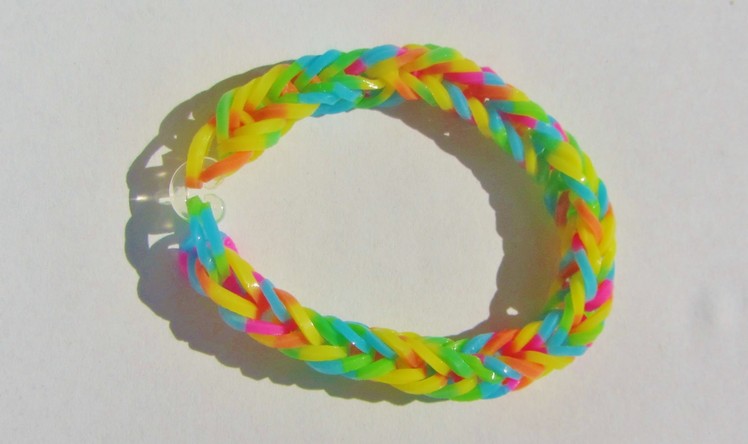 How to Make a Rainbow Loom Fishtail Bracelet (Posted by My 9 year old Son)