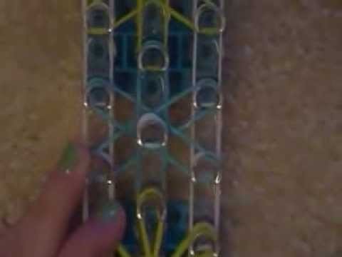 How to make a starburst rainbow loom bracelet