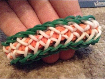 How to make the Confetti Criss-Cross Rainbow Loom bracelet