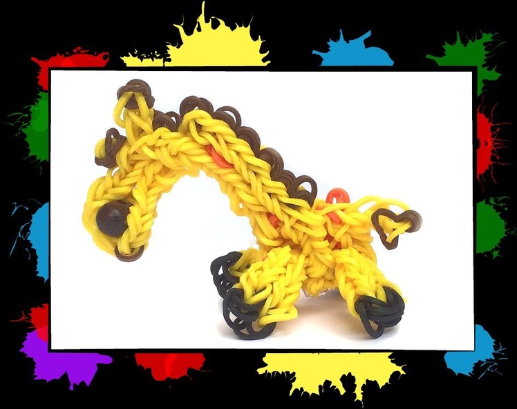 Level 3 video 4: Learn to make a Giraffe with Loom bands and a Loomboard