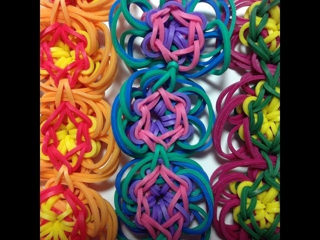 Made by Mommy's Daisy Chain Bracelet on the Rainbow Loom