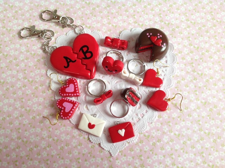 Polymer clay charm update #2 (Valentine's day themed) ♡