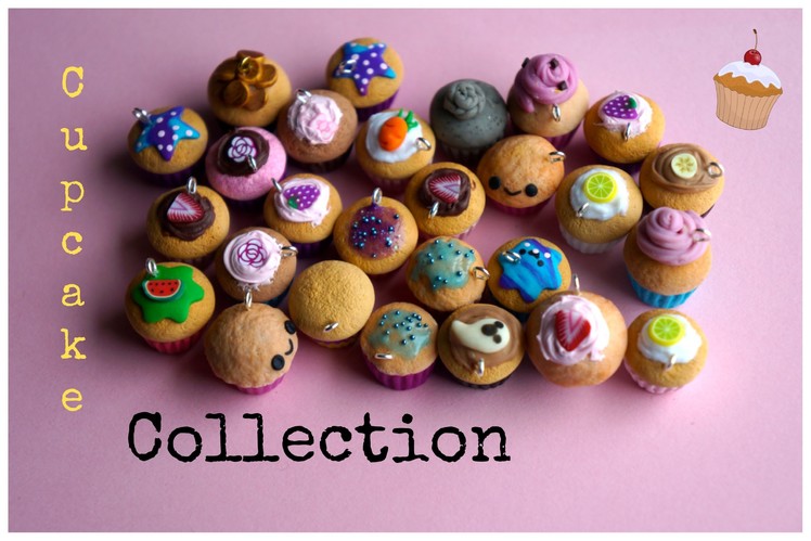 Polymer Clay Cupcake Collection Kawaii Handmade Charms