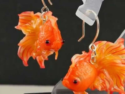 Polymer Clay Jewelry and Clay Goldfish