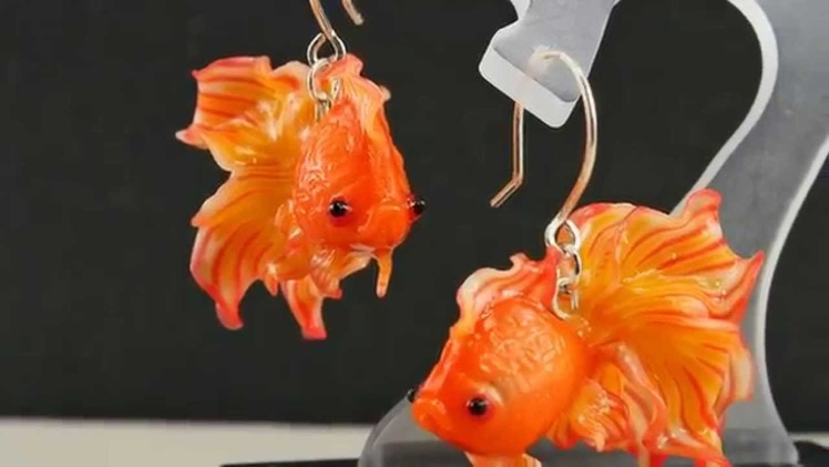 Polymer Clay Jewelry and Clay Goldfish