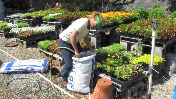 Preparing Potting Soil For Container Garden