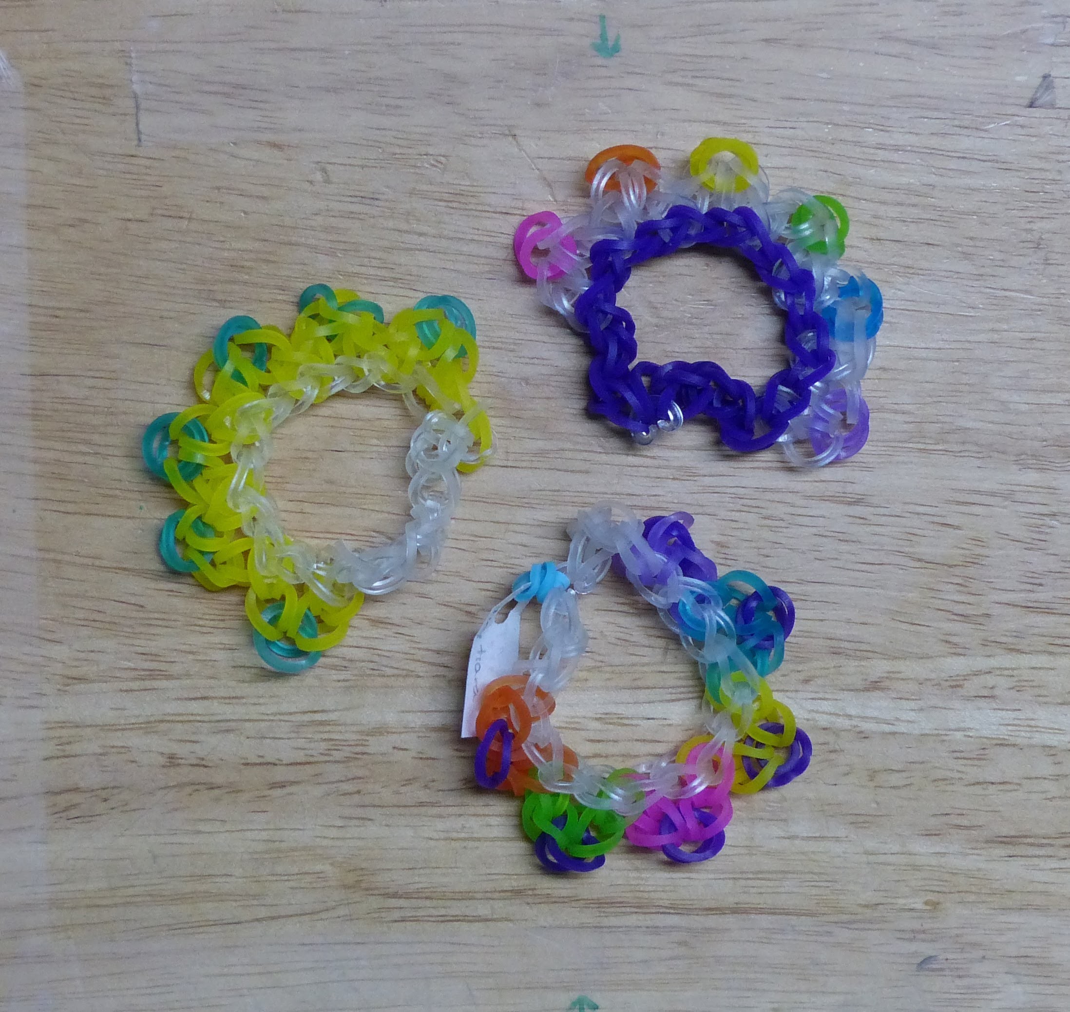 rainbow loom bracelets and charms