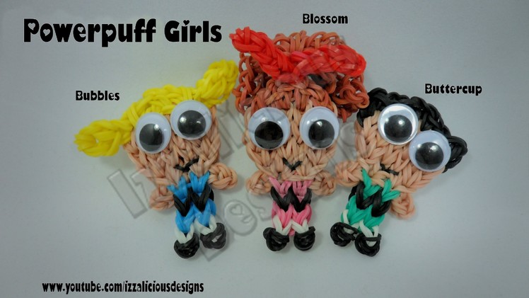 Rainbow Loom Powerpuff Girls - Bubbles Action Figure.Charm - Gomitas