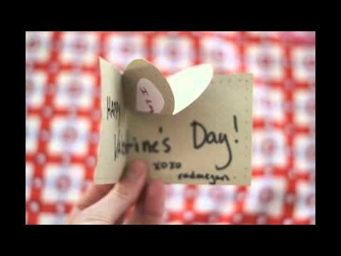 Simple Pop-Up Heart Valentine's Day Card