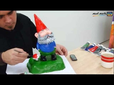 Art Lesson: How to Make your own Garden Gnome using Air-Hardening Clay