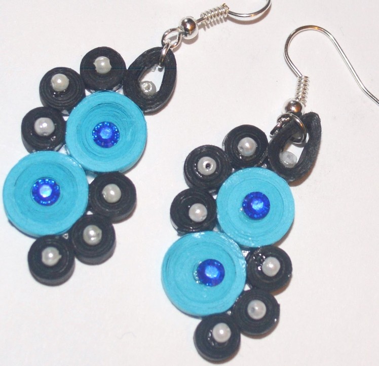 Craft Can Heal simple and trendy paper quilling jewelery