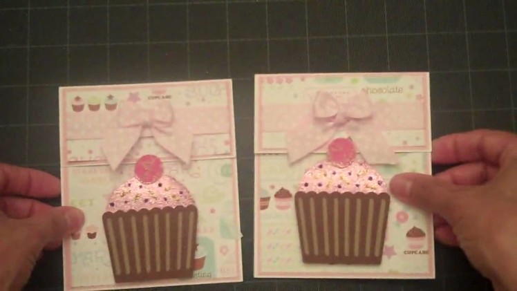 Cupcake Card-Sweet Treats Cricut Cartridge