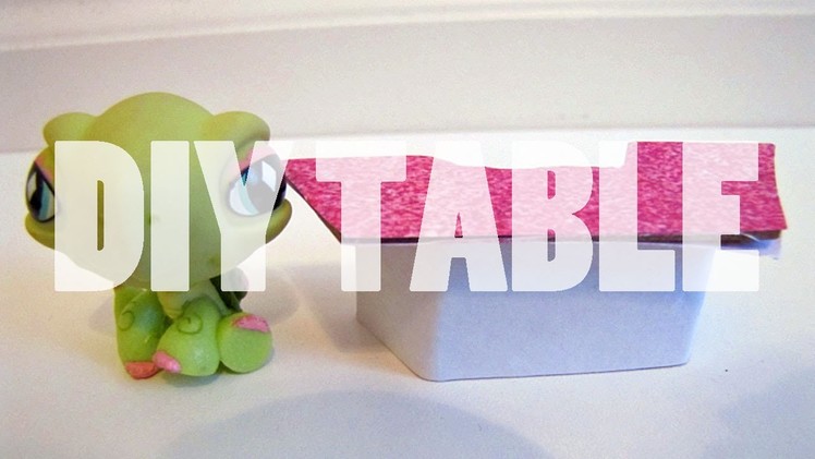 DIY Furniture: How To Make A LPS Hostess Table