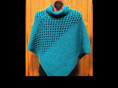 Easy crochet poncho projects