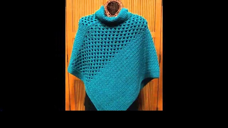 Easy crochet poncho projects