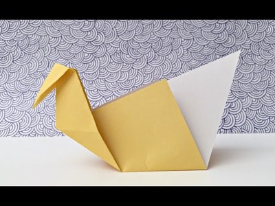 EASY Origami Swans   Paper Crafts for Kids