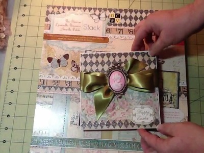 Gorgeous DCWV The Primrose Stack and card share.
