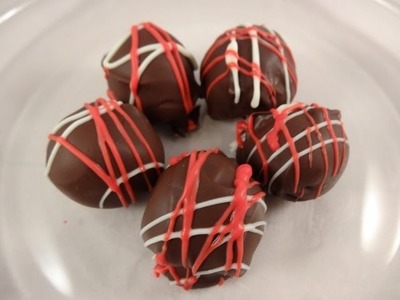Homemade candy: Cherry bonbons and cookies & cream bonbons