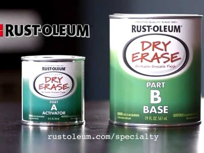How to Apply Rust-Oleum Dry Erase Paint