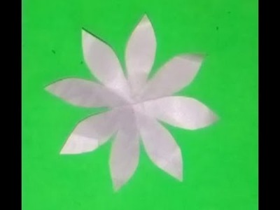 How to: Cutting 8 petal flower! :)
