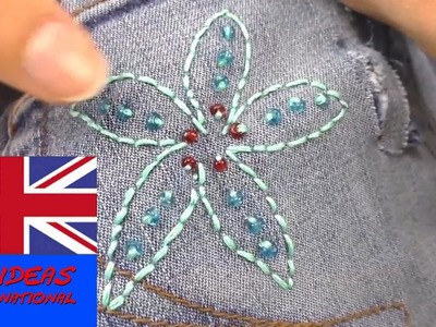 How to decorate your jeans with embroidery?
