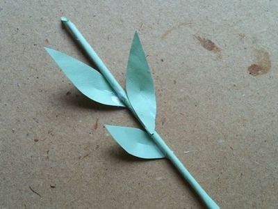 How To Make A Cute Paper Stem With Leaves - DIY Crafts Tutorial - Guidecentral
