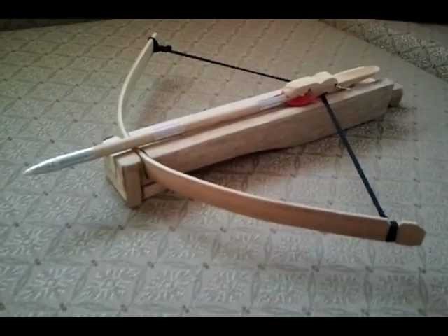 How to make a-MINI CROSSBOW-part 4 Final