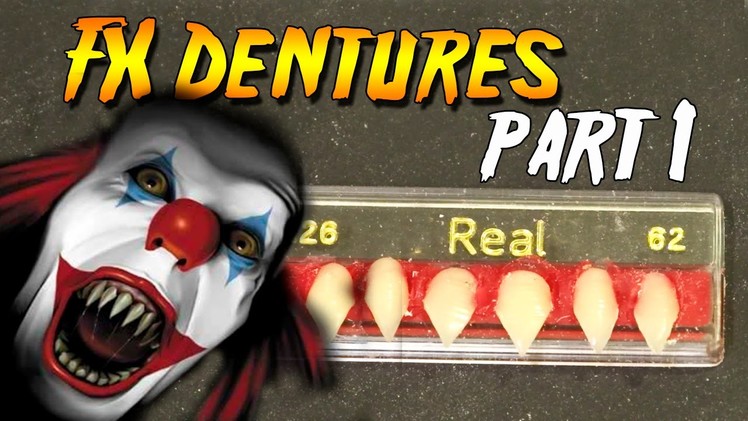How to Make FX dentures - PART 1 - Woah Dude DIY