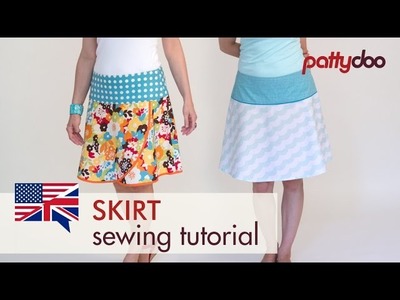 How to sew a skirt with zipper - pattydoo sewing tutorial