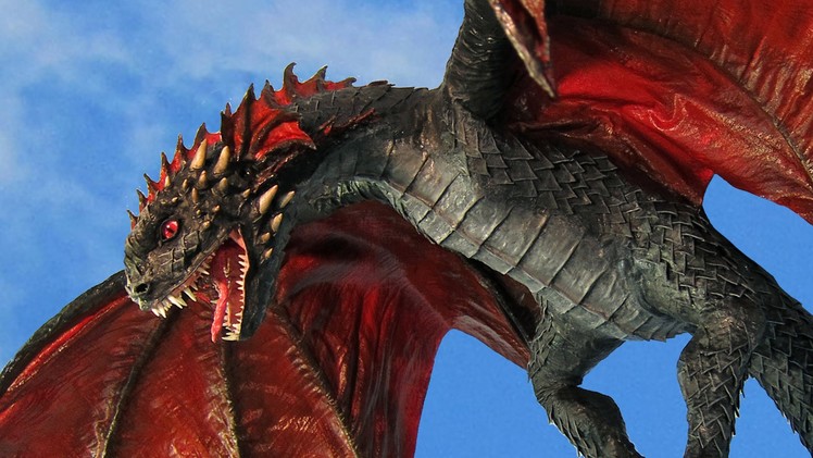 Juvie Drogon- Game of Thrones and Paper Mache