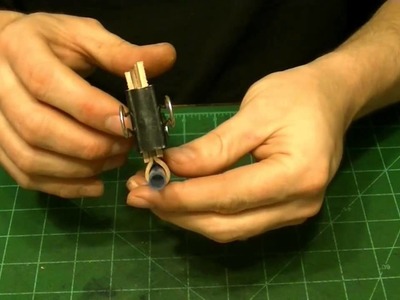 Leather working - How to make a ferro rod loop.