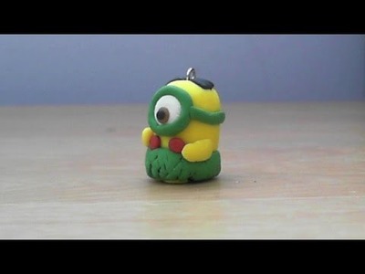 Let's make cute Jurassic Minion charm with polymer clay!