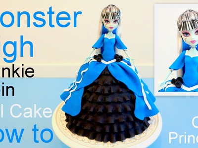 Monster High Frankie Stein Doll Cake How to by Pink Cake Princess