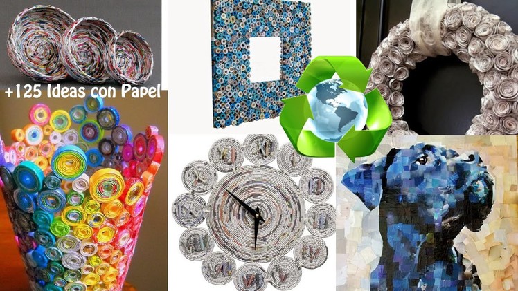 Reciclaje de Papel +125 Ideas. Paper Recycling +125 Ideas