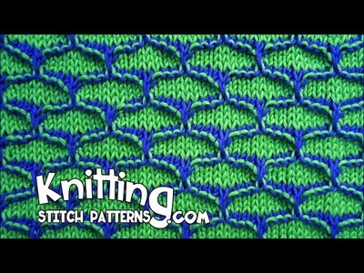 Two-color Dip Stitch  - KNITTING ✔