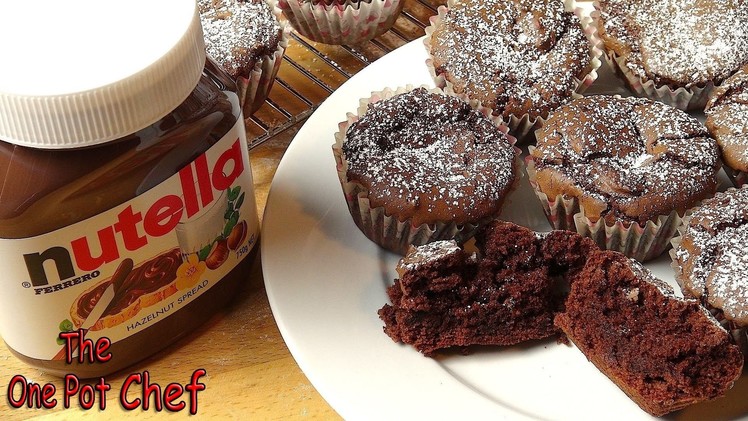 3 Ingredient Nutella Brownie Cupcakes - RECIPE
